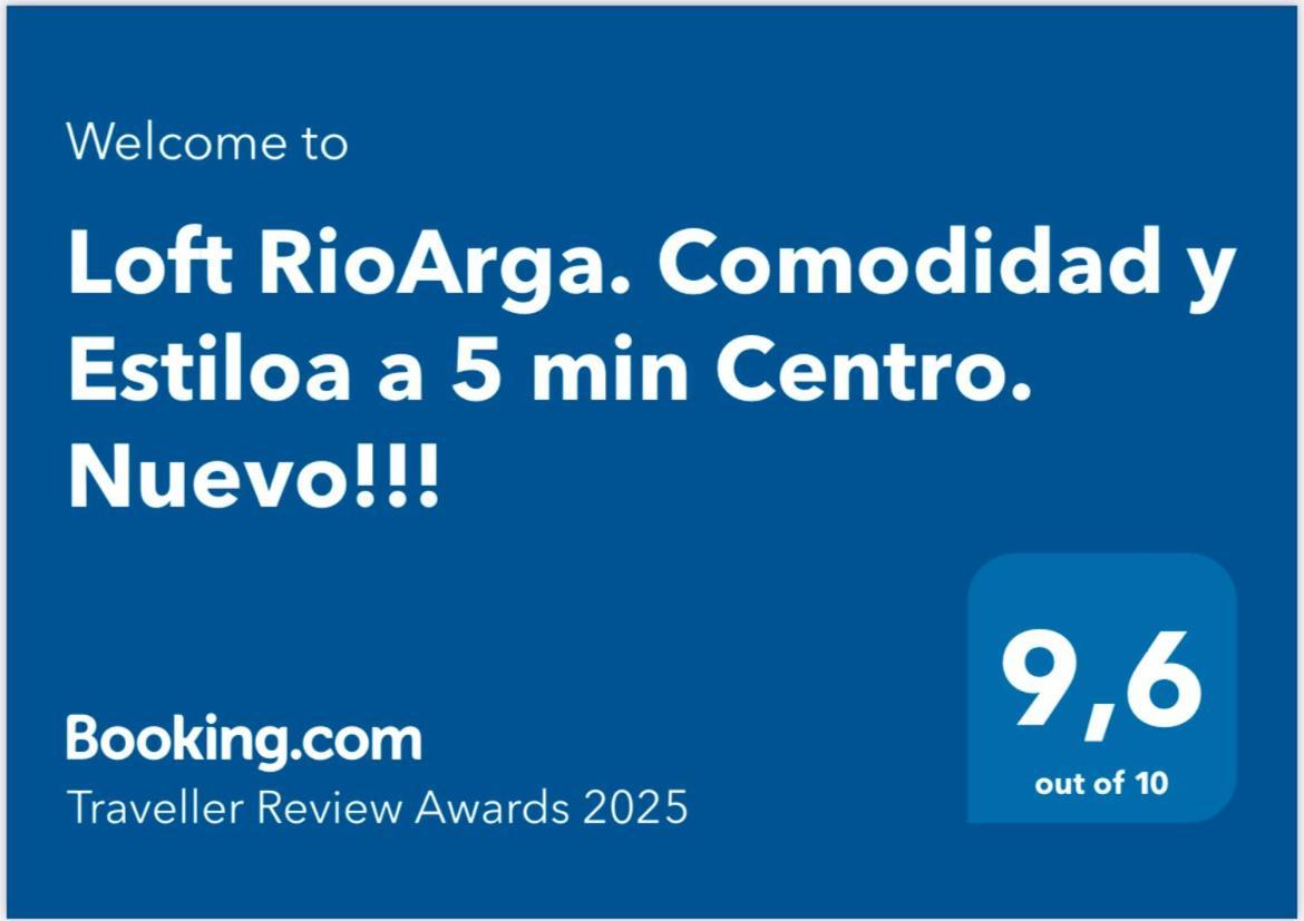 Loft Rioarga. Comodidad Y Estiloa A 5 Min Centro. Nuevo!!! Памплона Экстерьер фото
